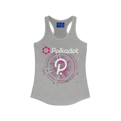 Polkadot (DOT) Women's Racerback Tank Top by cypherpunkgear.com