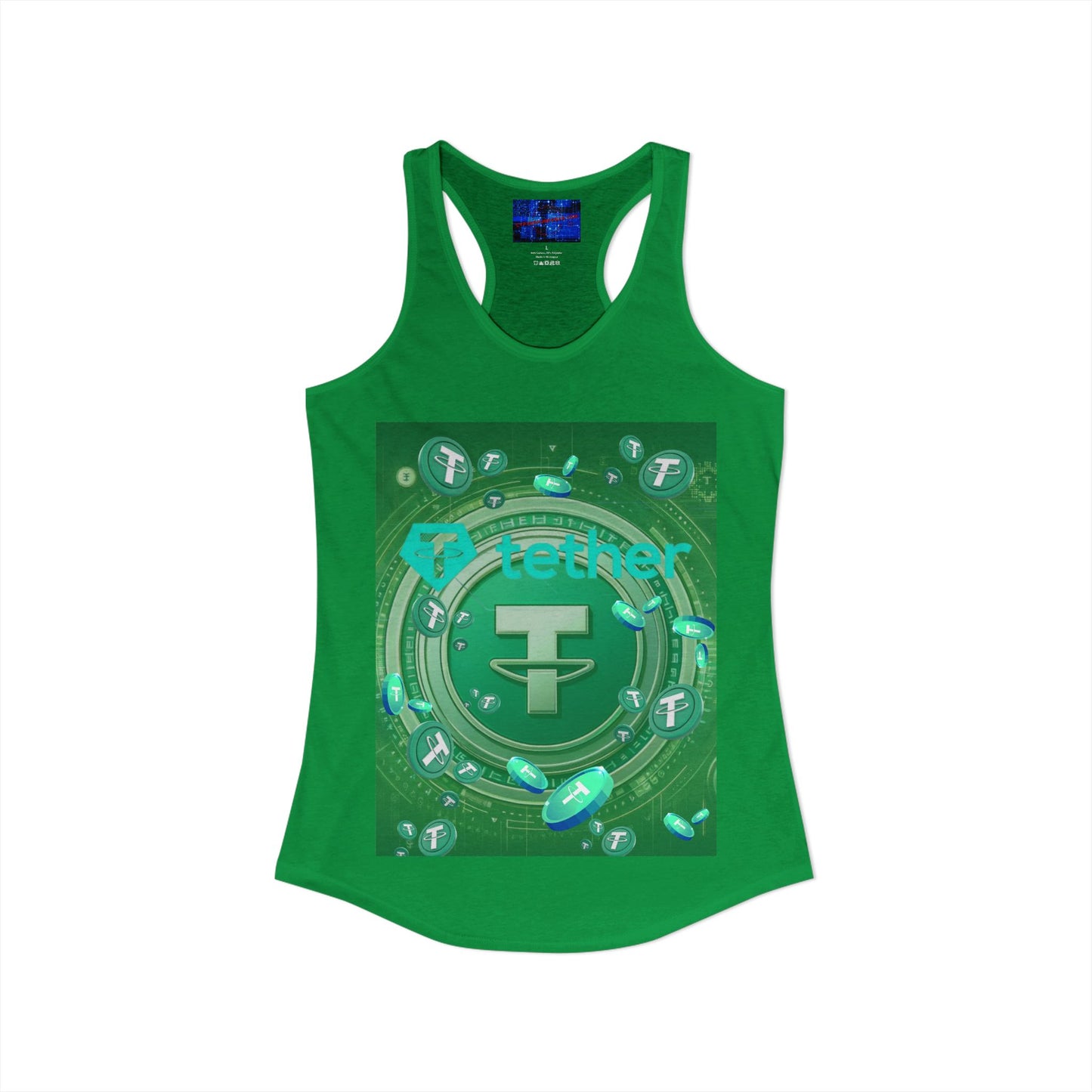 Tether Women's Racerback Tank Top by cypherpunkgear.com