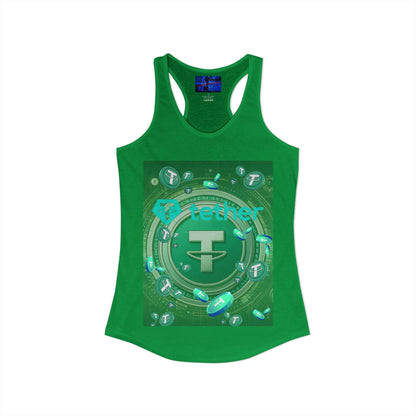 Tether Women's Racerback Tank Top by cypherpunkgear.com