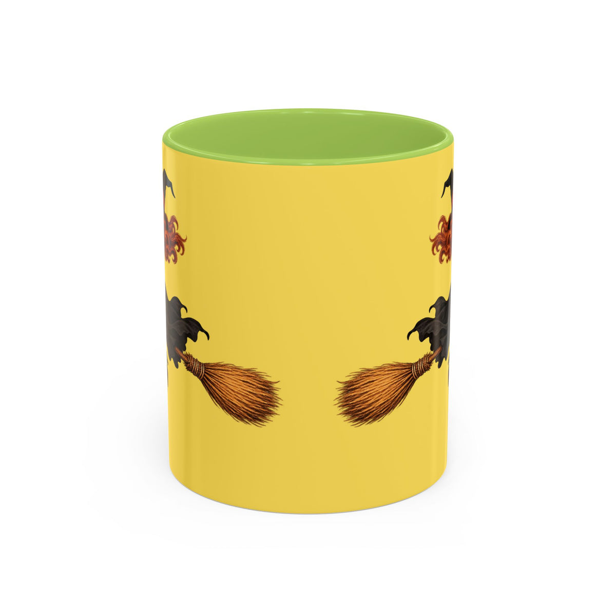 Hazel Hex Yellow Accent Mug by CreepyCrafts.boo