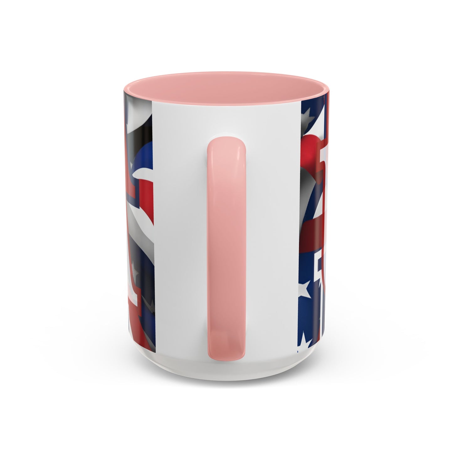 USA! USA! USA WHfont Patriot Accent Mug by cypherpunkgear