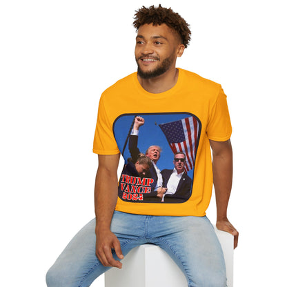 Trump and Vance 2024 LTcolors Unisex T-Shirt by cypherpunkgear