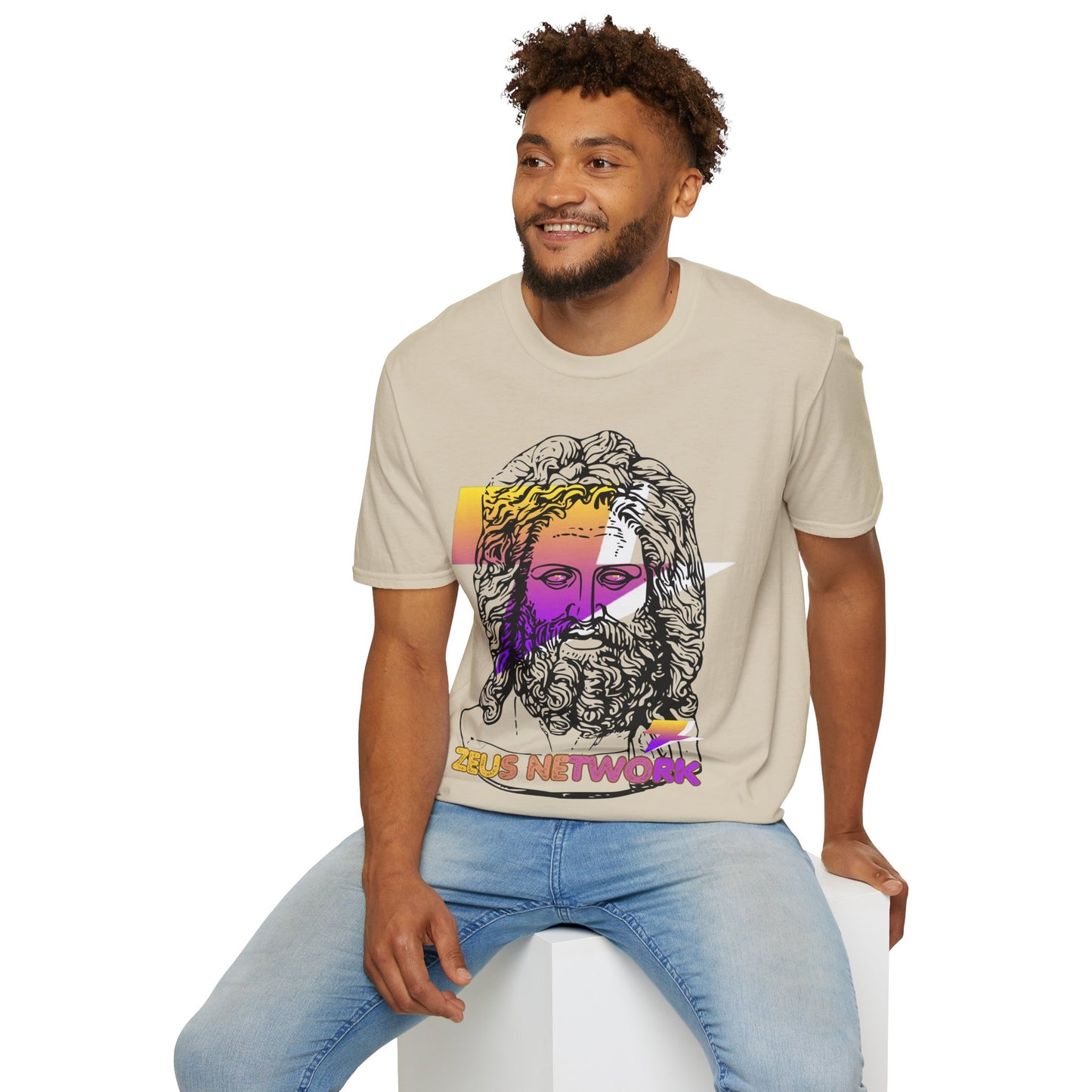 Zeus Network Light colors Unisex T-Shirt by cypherpunkgear.com