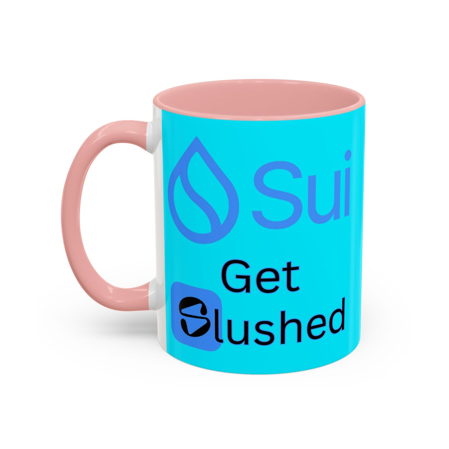Sui: Get Slushed Light Blue Accent Mug by cypherpunkgear.com