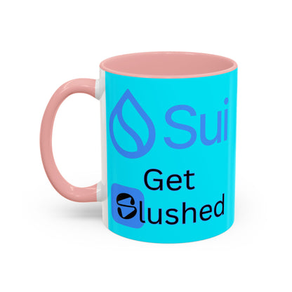 Sui: Get Slushed Light Blue Accent Mug by cypherpunkgear.com