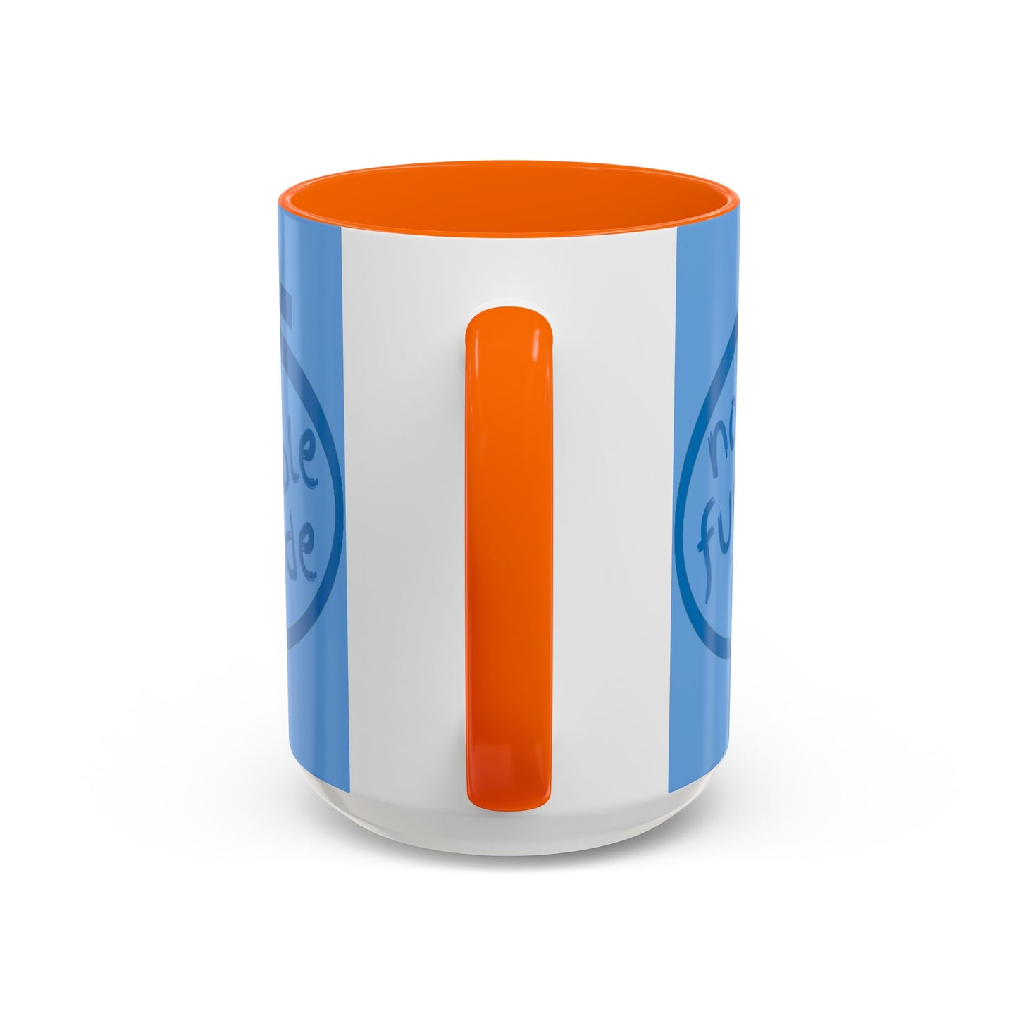 Non-Fungible Inside Light Blue Accent Mug by cypherpunkgear.com