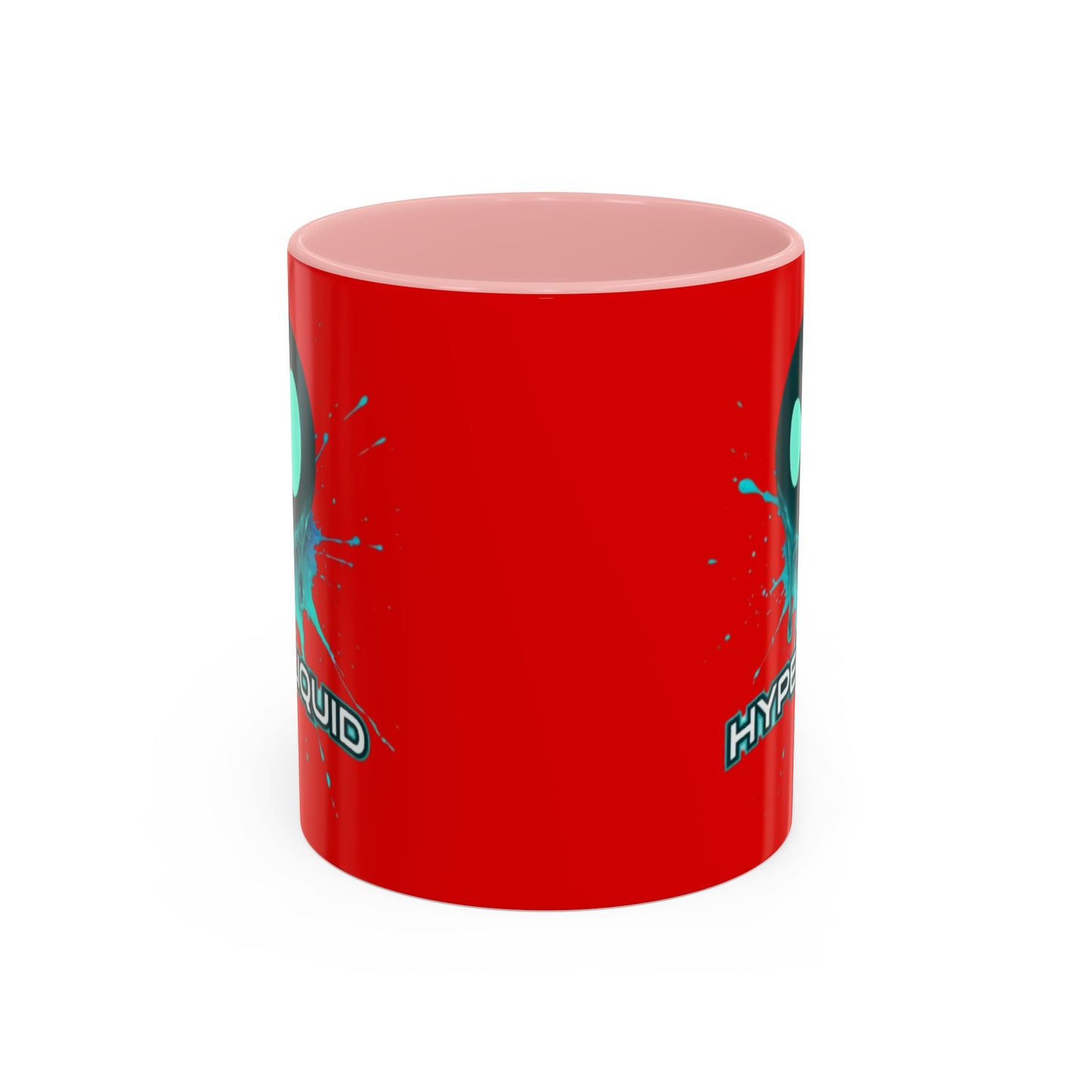 HYPE Drip Red Accent Mug by cypherpunkgear.com