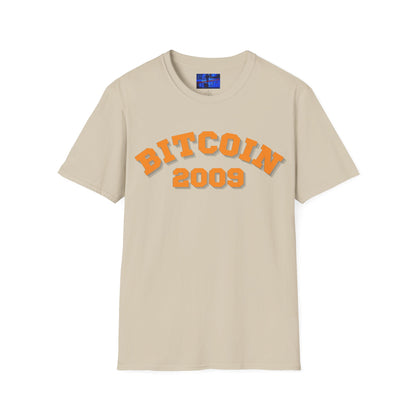 Bitcoin 2009 Light colors Unisex T-Shirt by cypherpunkgear.com