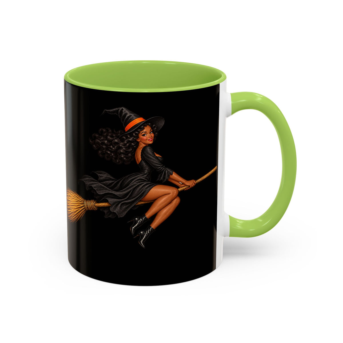 Velvet Vex Black Accent Mug by CreepyCrafts.boo