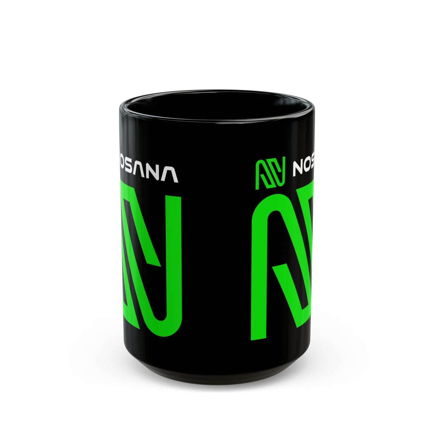 Nosana (NOS) Black Mug by cypherpunkgear.com