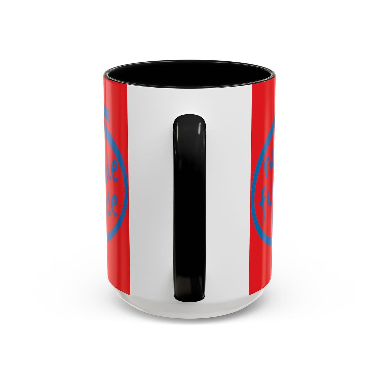 Non-Fungible Inside Red Accent Mug by cypherpunkgear.com