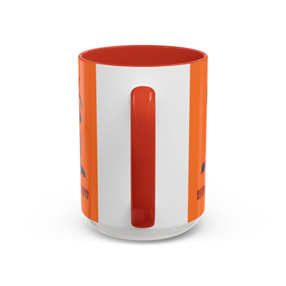 Is it Halloween yet? Orange Accent Mug by CreepyCrafts.boo