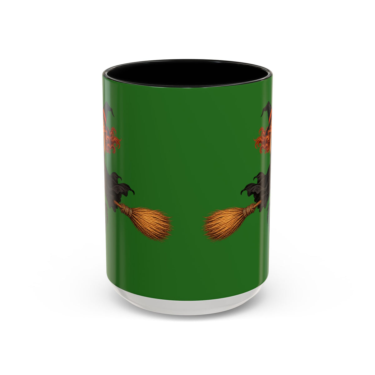 Hazel Hex Green Accent Mug by CreepyCrafts.boo