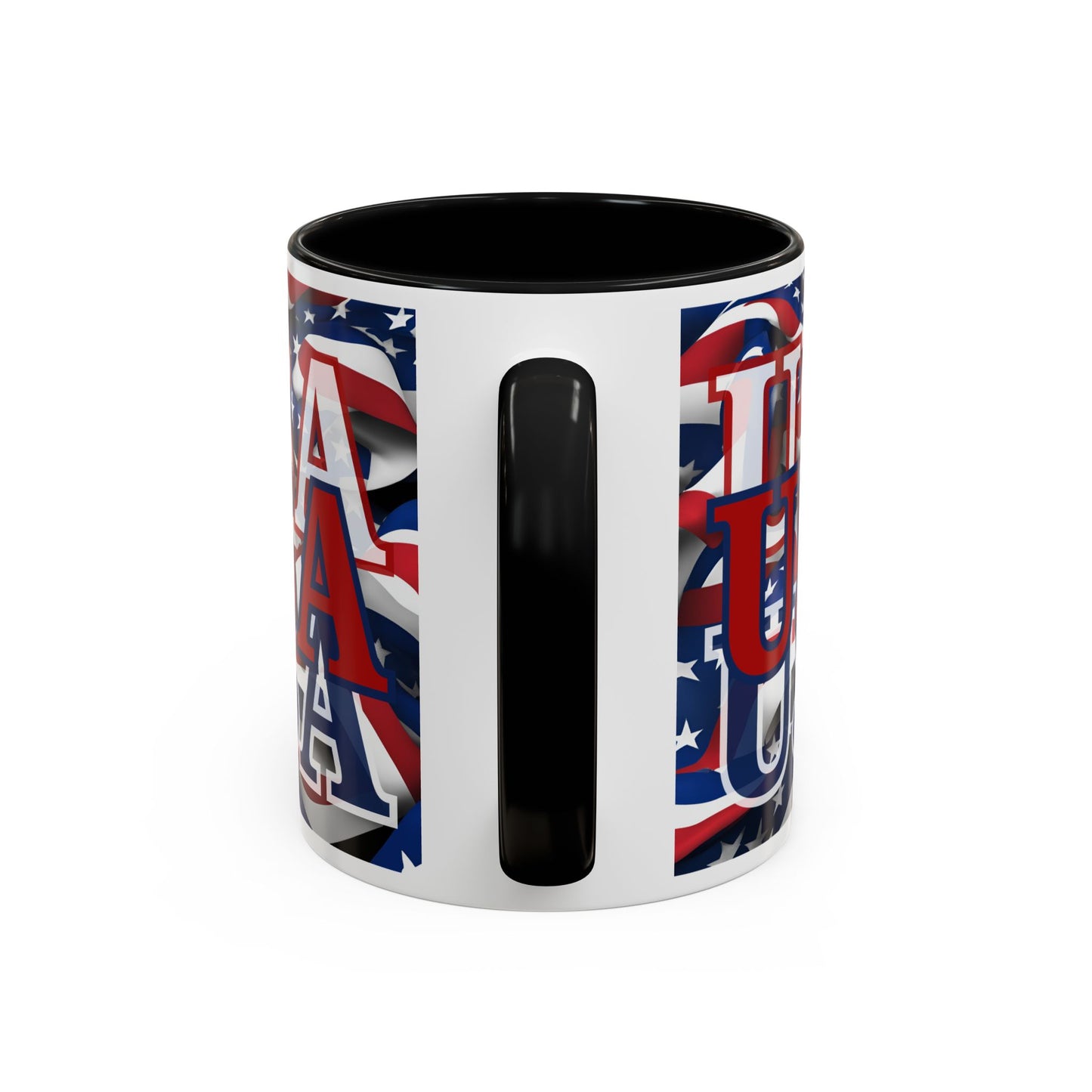 USA RDfont Center Patriot Accent Mug by cypherpunkgear