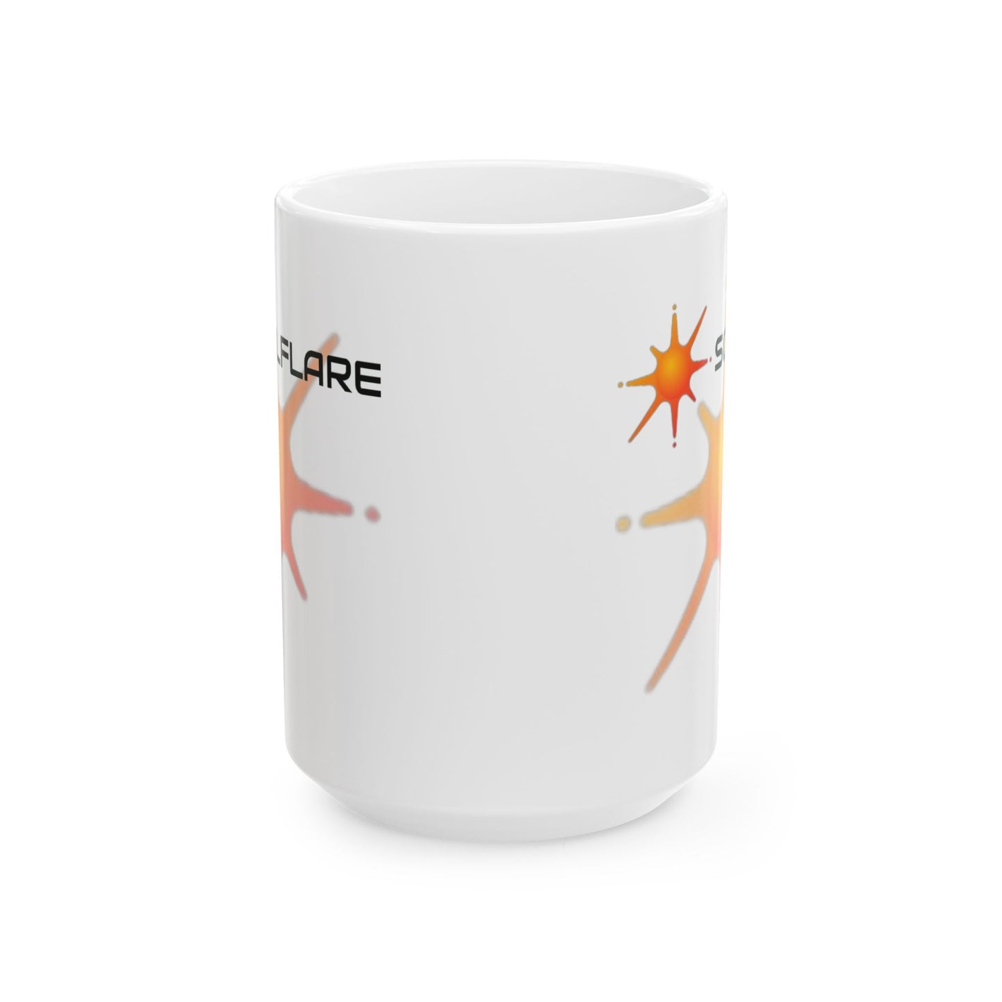 Solflare White Mug by cypherpunkgear