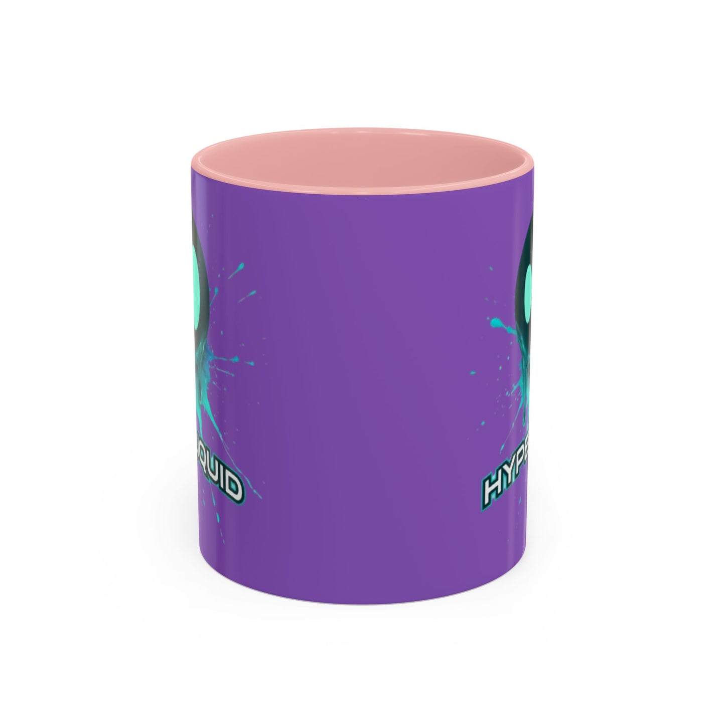 HYPE Drip Light Purple Accent Mug by cypherpunkgear.com