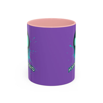 HYPE Drip Light Purple Accent Mug by cypherpunkgear.com