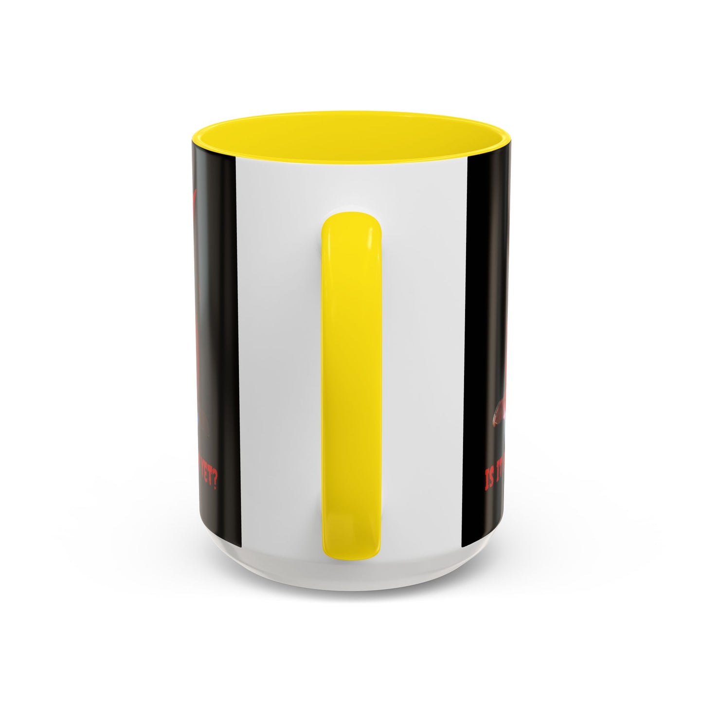 Is it Halloween yet? Black Accent Mug by CreepyCrafts.boo