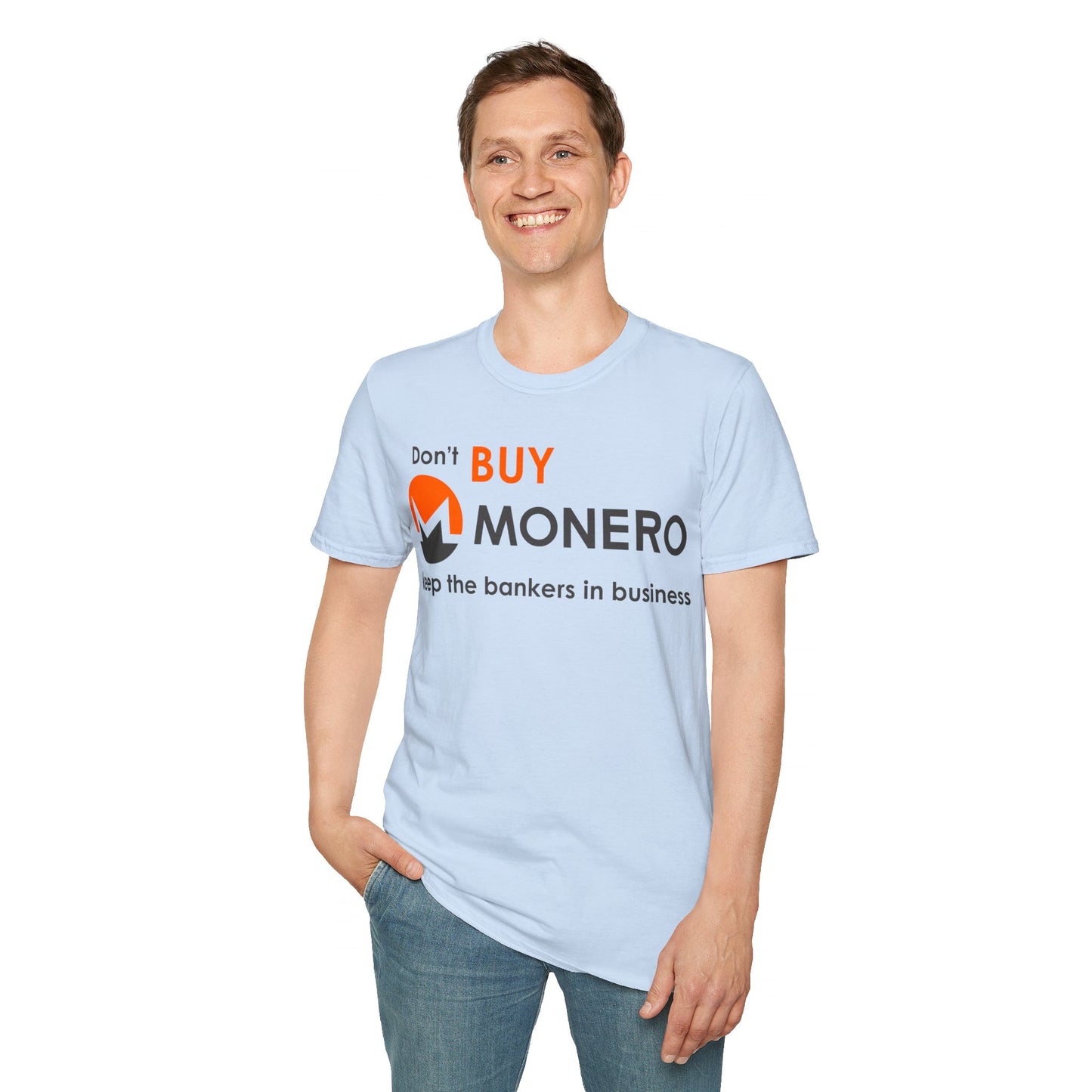 Don't buy Monero (XMR) Unisex T-Shirt by cypherpunkgear