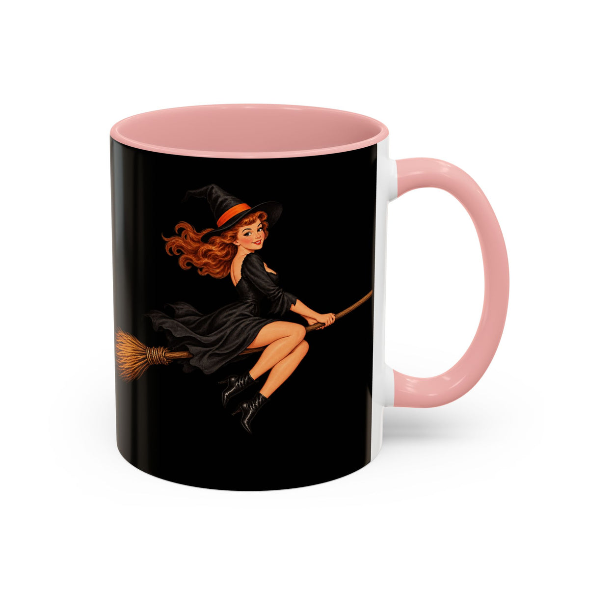 Hazel Hex Black Accent Mug by CreepyCrafts.boo