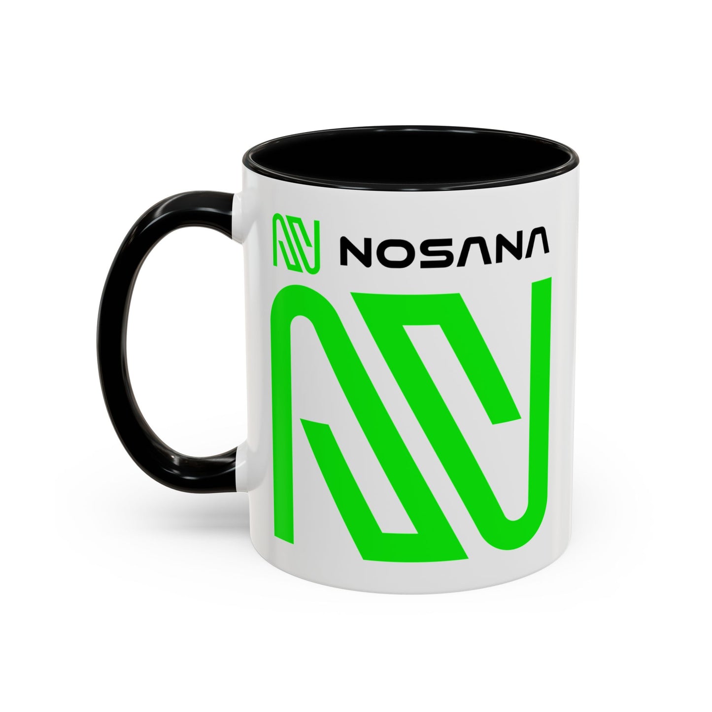 Nosana (NOS) Accent Mug by cypherpunkgear