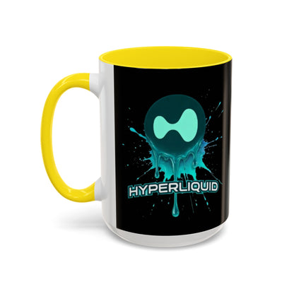 HYPE Drip Black Accent Mug by cypherpunkgear.com