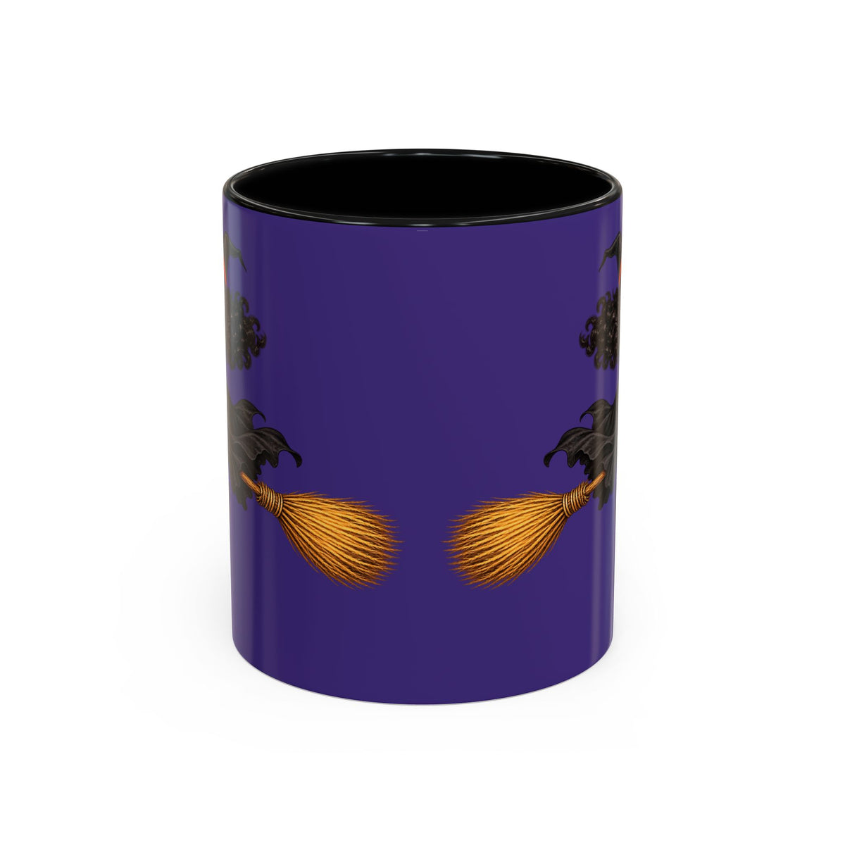 Velvet Vex Purple Accent Mug by CreepyCrafts.boo