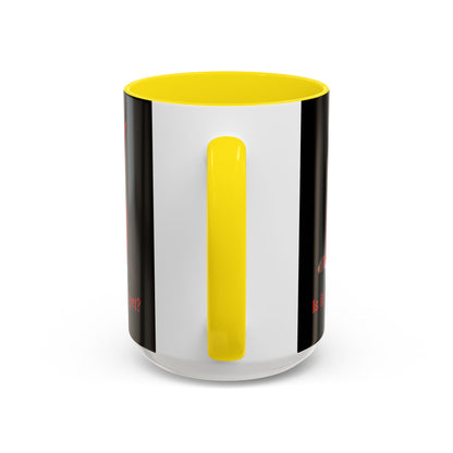 Is it Samhain yet? Black Accent Mug by CreepyCrafts.boo