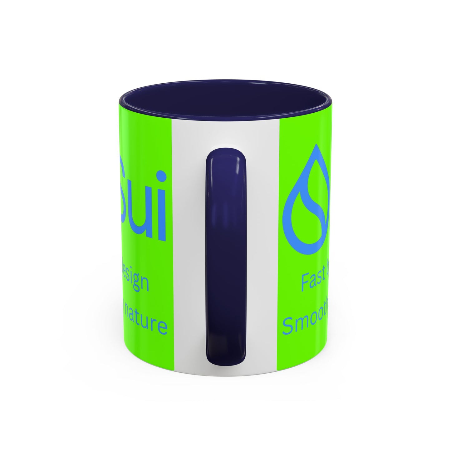 SUI Green Accent Mug by cypherpunkgear.com