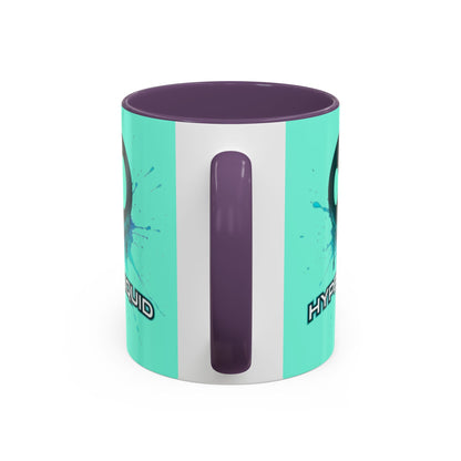 HYPE Drip Light Hyperliquid Accent Mug by cypherpunkgear.com