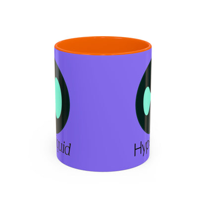Hyperliquid Black font Light Purple Accent Mug by cypherpunkgear.com