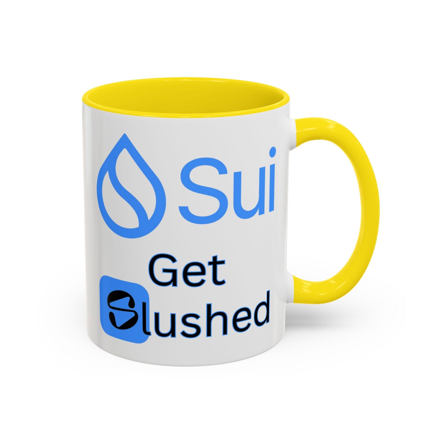 Sui: Get Slushed White Accent Mug by cypherpunkgear.com