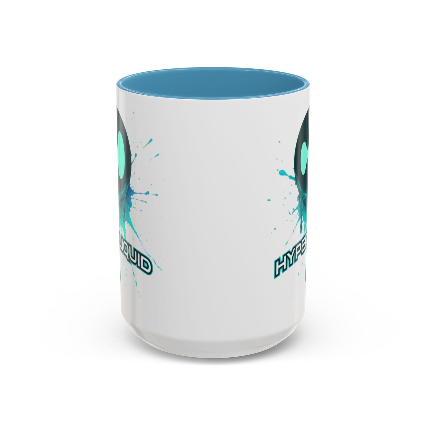 HYPE Drip White Accent Mug by cypherpunkgear.com