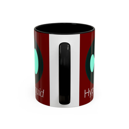 Hyperliquid White font Red Accent Mug by cypherpunkgear.com