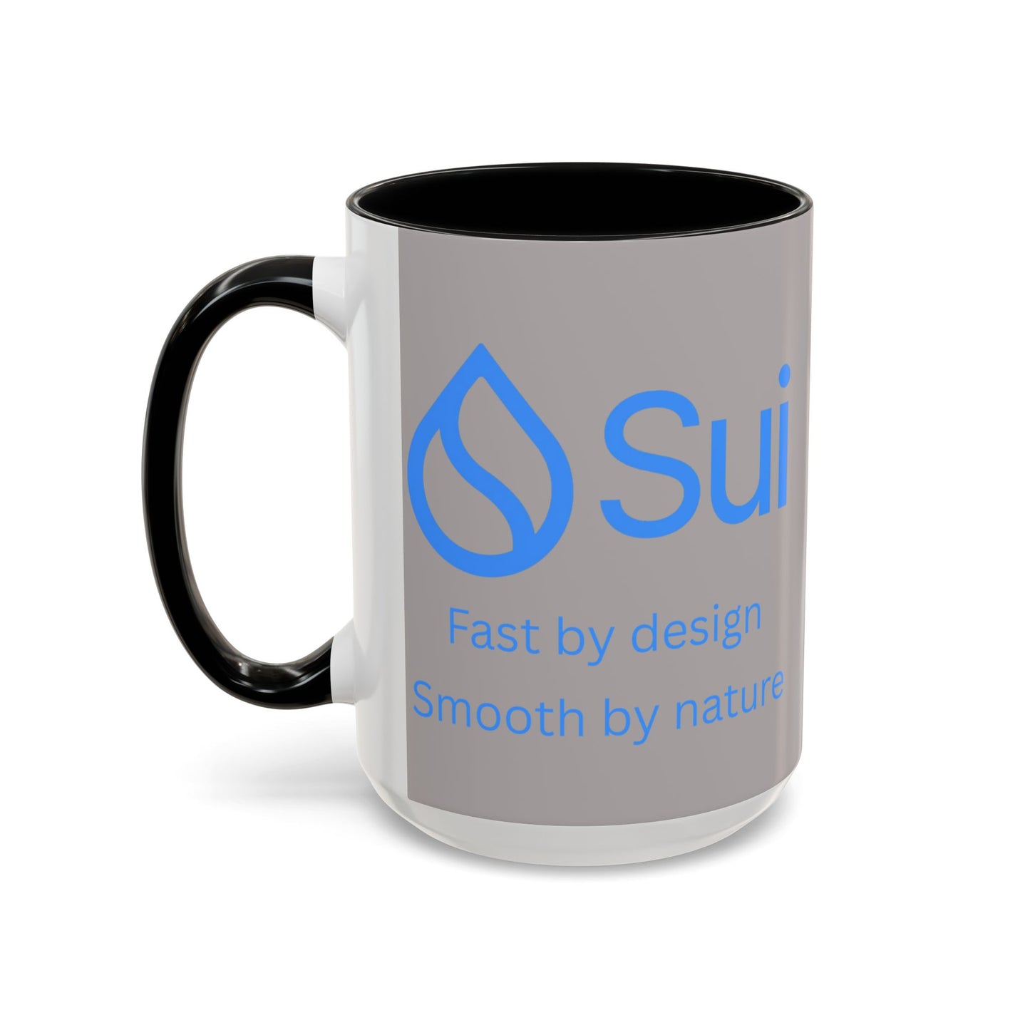 SUI Grey Accent Mug by cypherpunkgear.com
