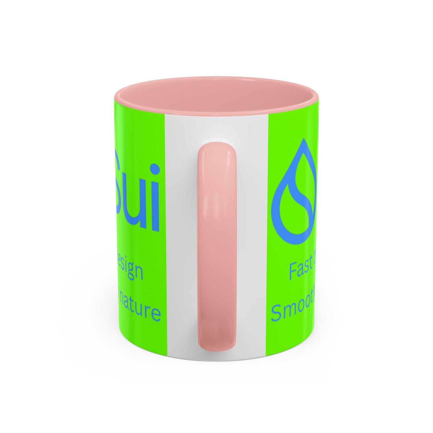 SUI Green Accent Mug by cypherpunkgear.com