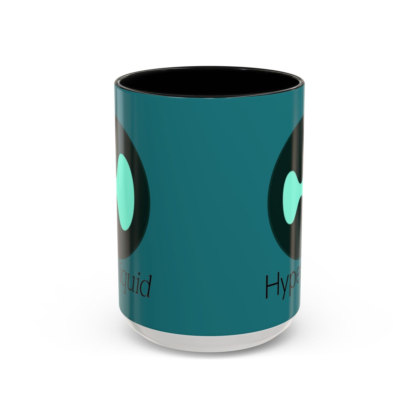 Hyperliquid Black font Hyperliquid Accent Mug by cypherpunkgear.com