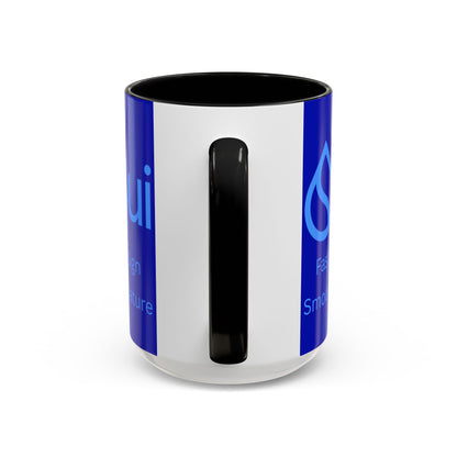 SUI Dark Blue Accent Mug by cypherpunkgear.com