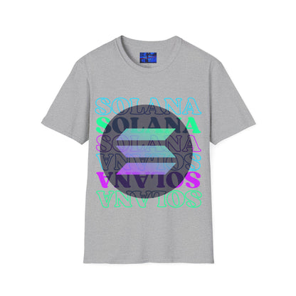 Solana, Solana, Solana (SOL) Light colors Unisex T-Shirt by cypherpunkgear.com