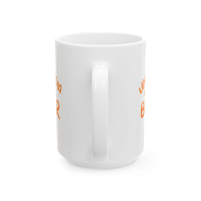 Uisce Beatha makes it better Orange font White Mug by cypherpunkgear.com