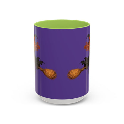 Hazel Hex Purple Accent Mug by CreepyCrafts.boo