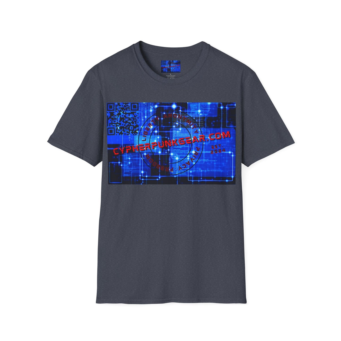 Cypherpunkgear.com logo Dark colors Unisex T-Shirt by cypherpunkgear.com