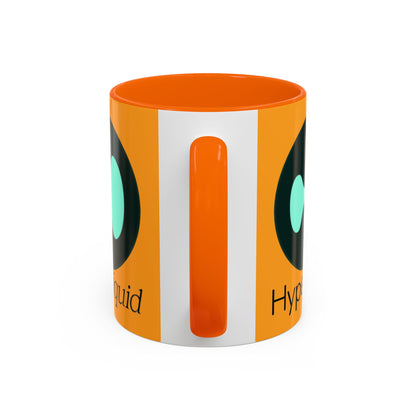 Hyperliquid Black font Orange Accent Mug by cypherpunkgear.com