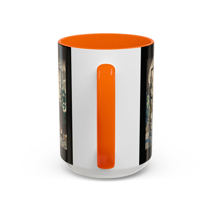 Yōkai Happy Halloween Black Accent Mug by CreepyCrafts.boo