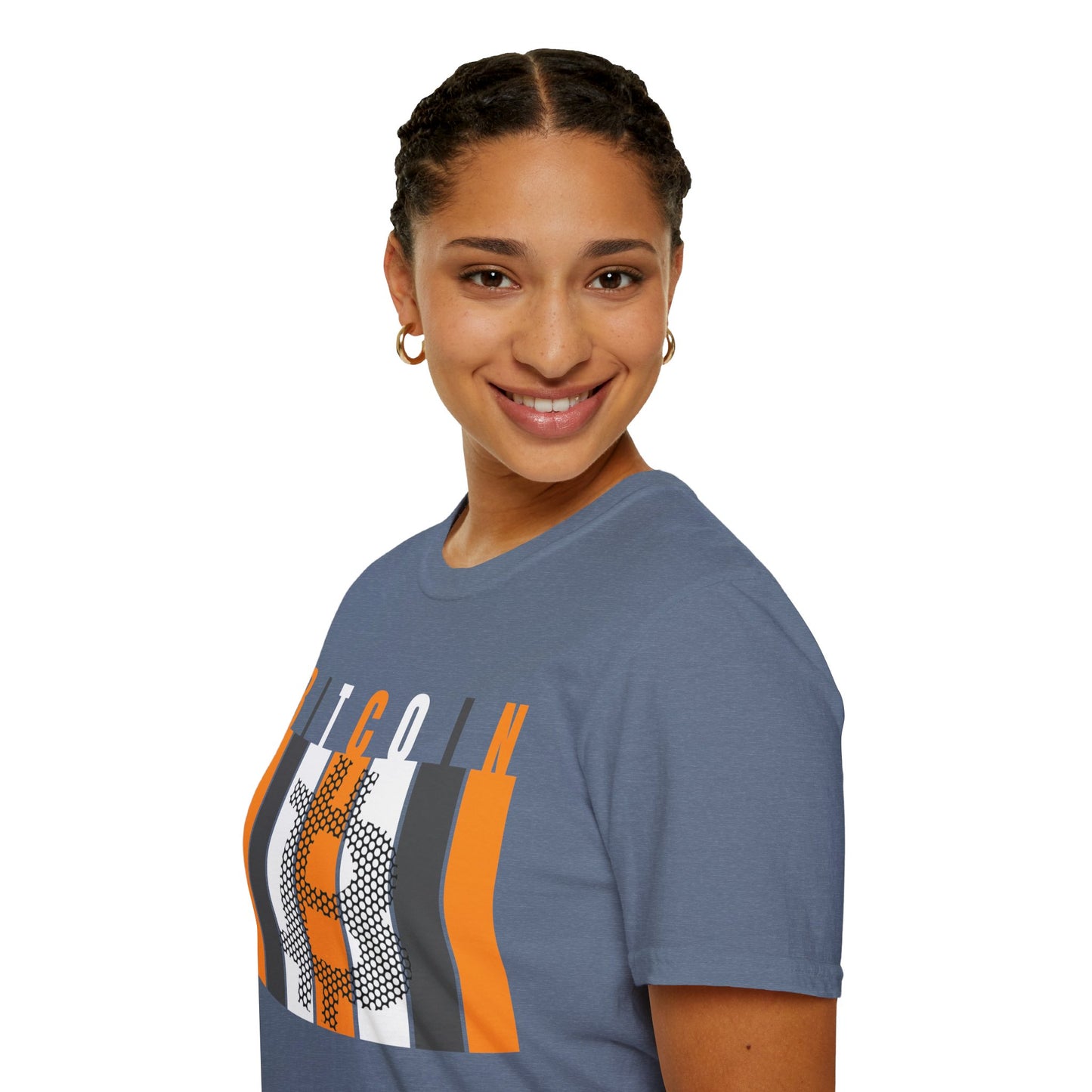 Bitcoin (BTC) DKcolors Unisex T-Shirt by cypherpunkgear