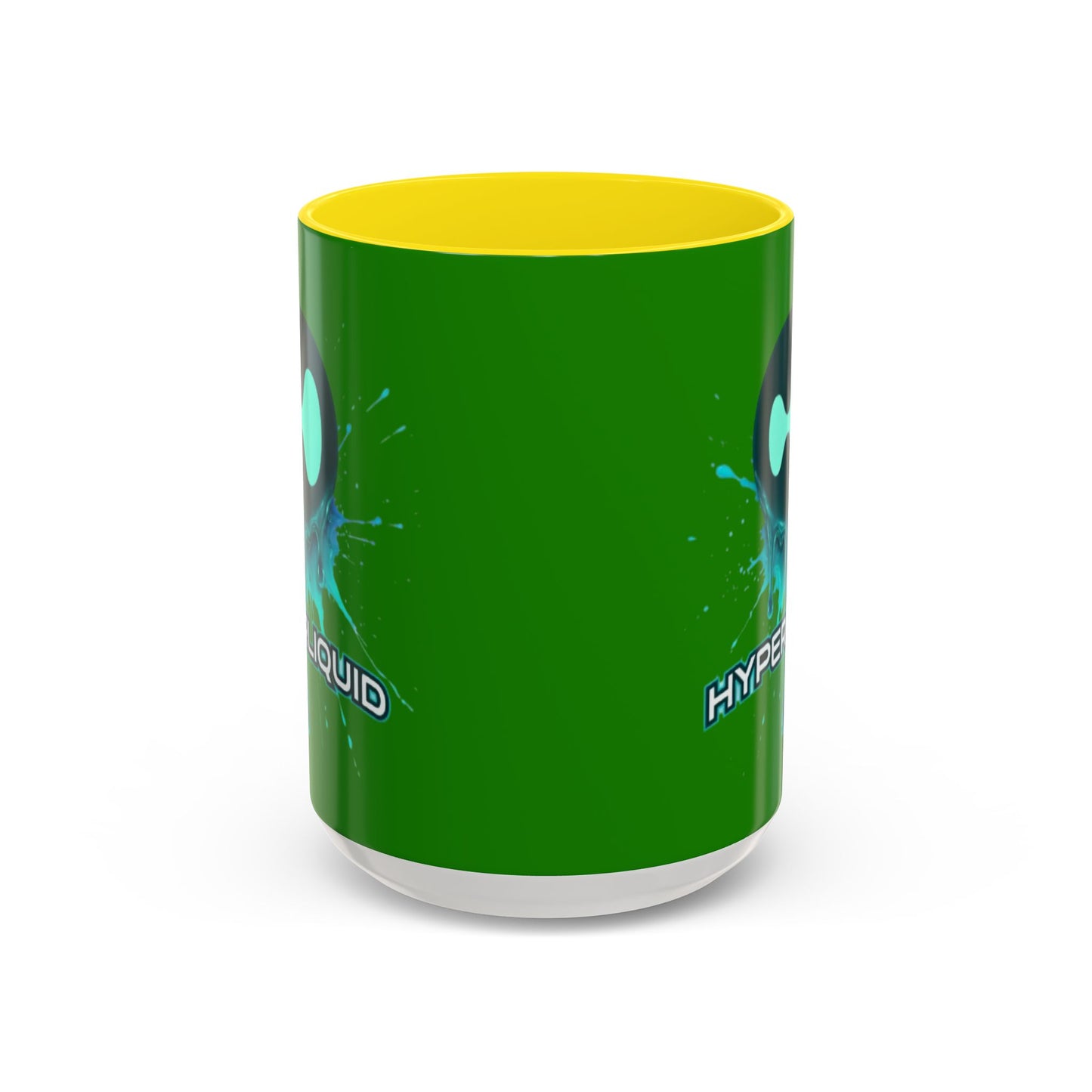 HYPE Drip Green Accent Mug by cypherpunkgear.com