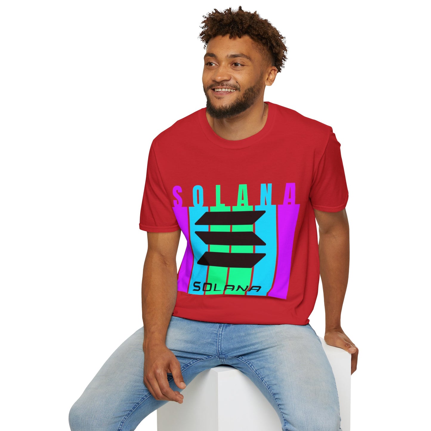 Solana (SOL) Freedom LTcolors Unisex T-Shirt by cypherpunkgear