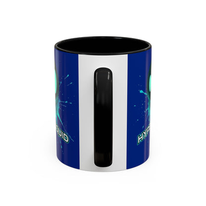 HYPE Drip Blue Accent Mug by cypherpunkgear.com