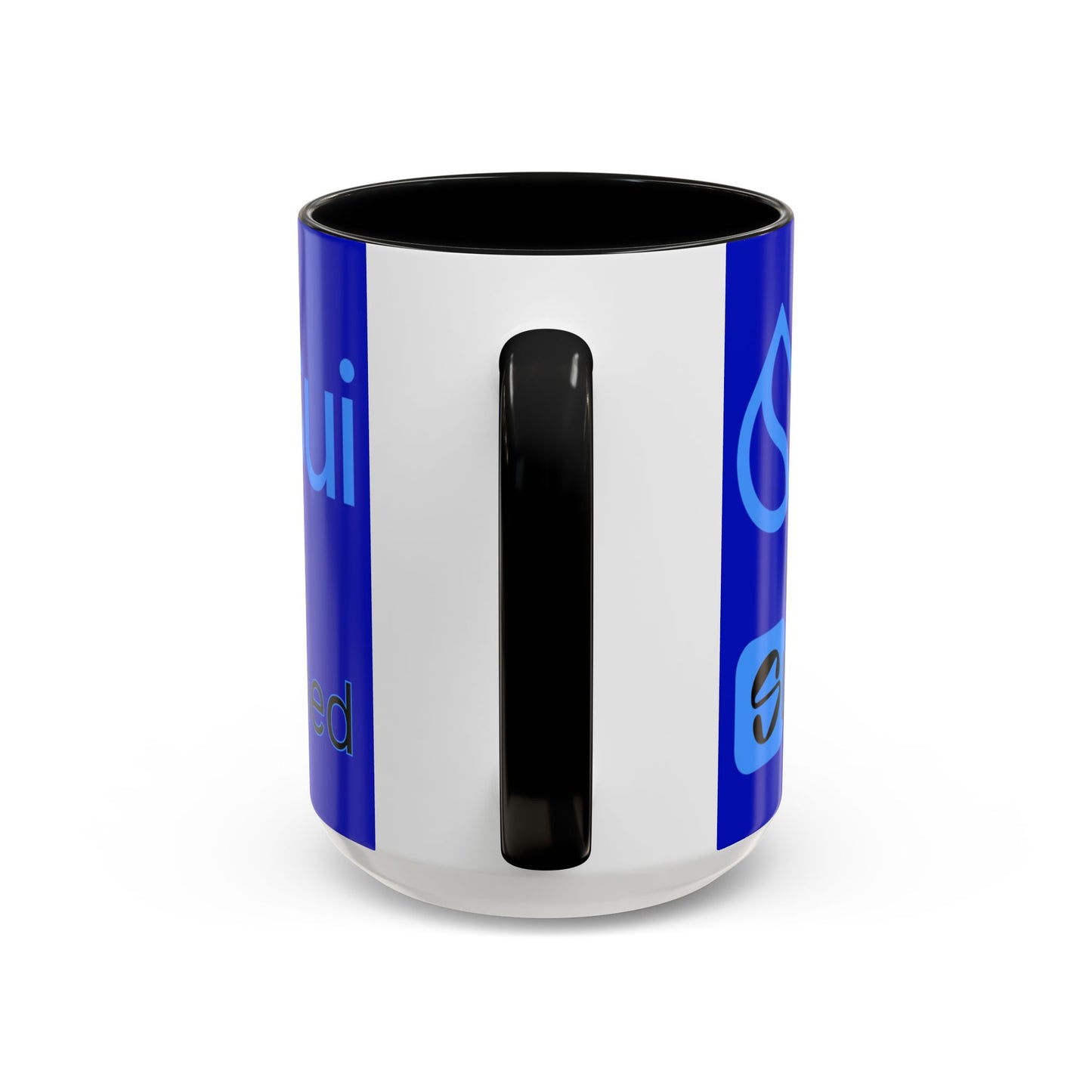 Sui: Get Slushed Dark Blue Accent Mug by cypherpunkgear.com