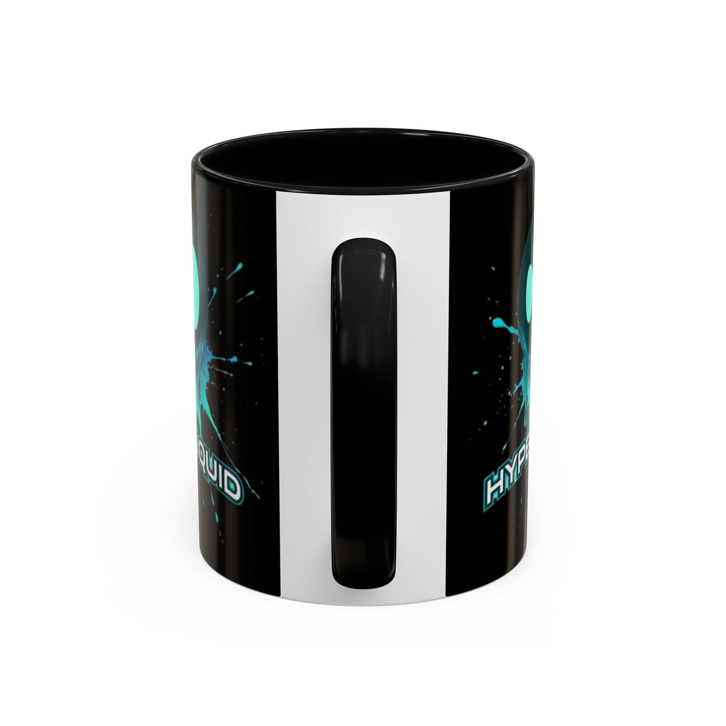 HYPE Drip Black Accent Mug by cypherpunkgear.com